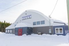 Mission Island Community Centre gym and daycare fabric building