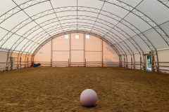 cobra USA fabric building install riding arena