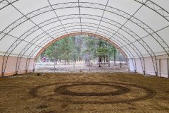 oregon washington equine riding arena fabric building interior