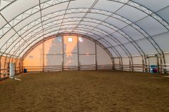 oregon washington equine riding arena fabric building interior