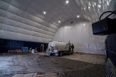 maintenance warehouse fabric building northern Manitoba