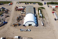 maintenance warehouse fabric building northern Manitoba