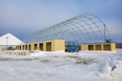Cobra Structures’ installation team at the jobsite in Northwestern Ontario, Canada.