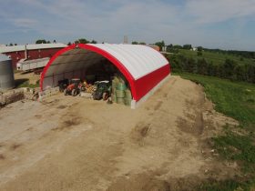 Cobra Structures fabric buildings hay storage
