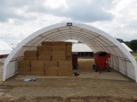 Cobra Structures fabric buildings hay storage
