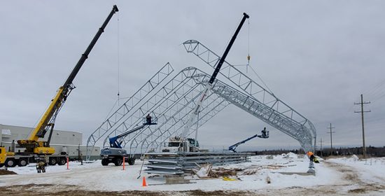 Cobra Structures building foundation fabric buildings