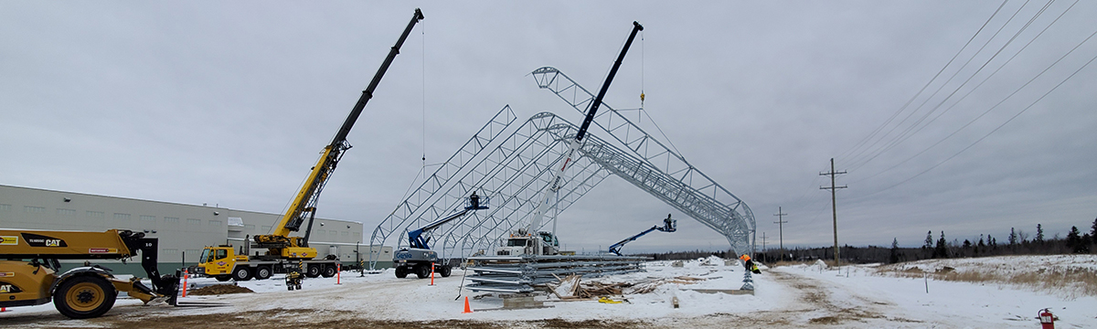 Cobra Structures building foundation fabric buildings