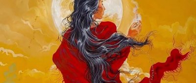 Gayle Sinclaire's Golden Moment painting