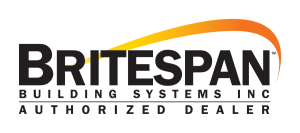 Britespan logo, Cobra Structures is an authorized fabric building dealer of the company based in Ontario