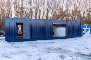 Cobra Mechanical shipping container wash bay Saskatchewan Canada