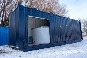 Cobra Mechanical shipping container wash bay Saskatchewan Canada