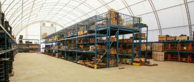 Cobra Structures warehouse fabric building