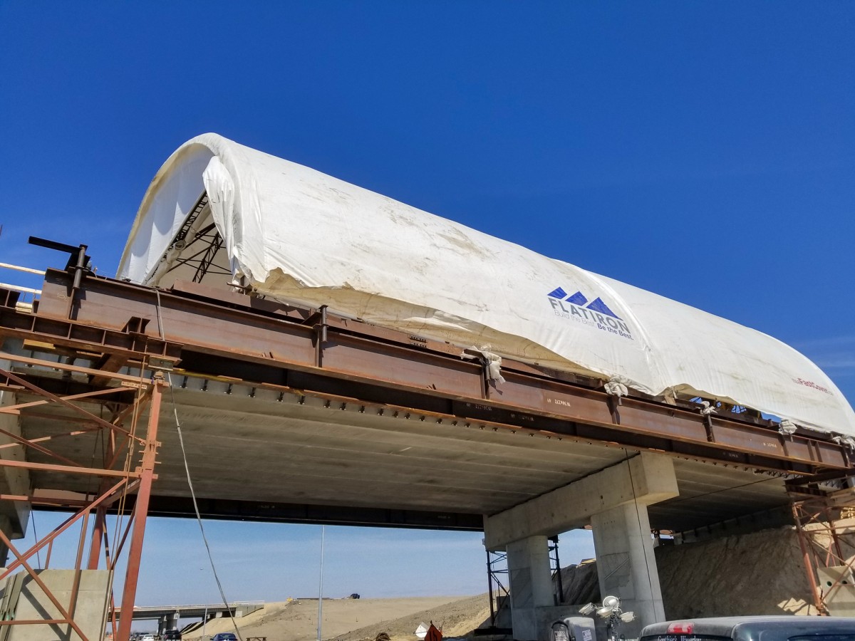 Temporary fabric buildings in Winnipeg Manitoba