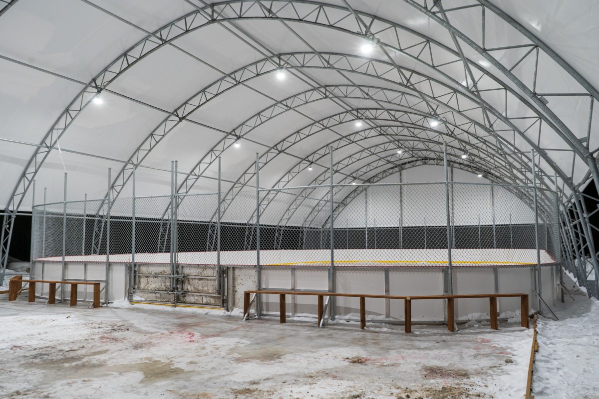 cobra structures fabric building hockey rinks