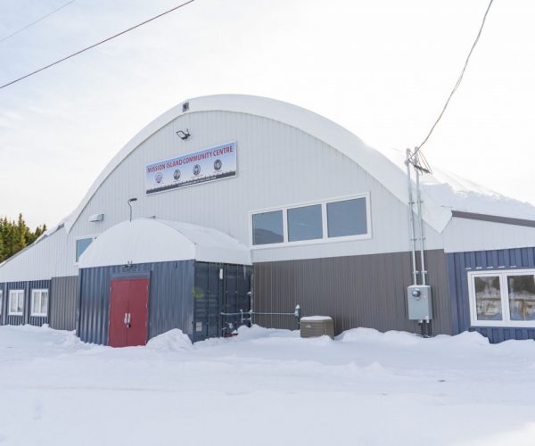 Mission Island Community Centre gym and daycare fabric building
